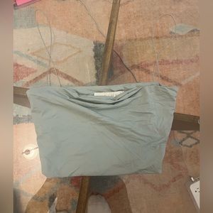 Meshki cropped seafoam green top in size small.